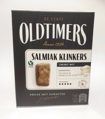 Oldtimers Salmiak Klinkers 185gr