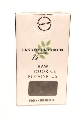Raw Liquorice Eucalyptus 25gr Lakritsfabriken
