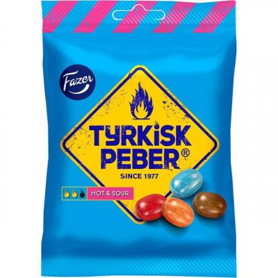 Tyrkisk Peber Hot & Sour 150gr Fazer